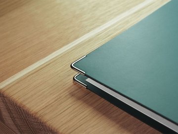 4 silver metal book corners